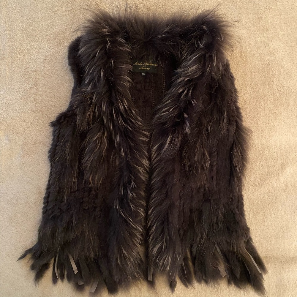 Linda Richards Luxury fur vest